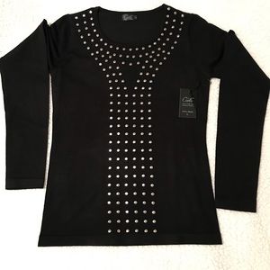 Cielo studded pullover sweater